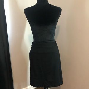Black stretchy mini pencil skirt!